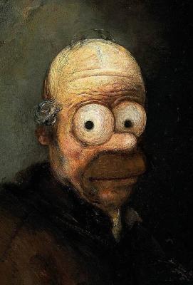 Homero por Rembrandt
